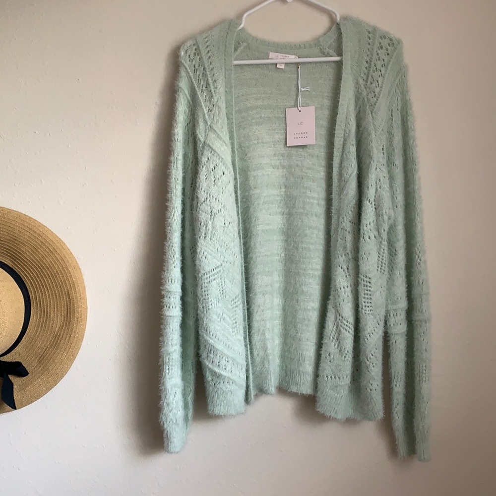 NWT LC Mint Green Cardigan XXL
